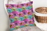 - realhomescomtr-K3883-1 - Realhomes  Realhomes Multı Color Özel Tasarım Dijital Baskılı Modern Yastık Kırlent Kılıfı Realhomes