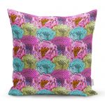 - realhomescomtr-K3883 - Realhomes  Realhomes Multı Color Özel Tasarım Dijital Baskılı Modern Yastık Kırlent Kılıfı Realhomes