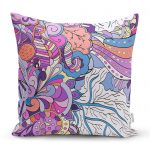 - realhomescomtr-K3919 - Realhomes Realhomes Etnik Motifli Özel Tasarım Dijital Baskılı Modern Yastık Kırlent Kılıfı Realhomes