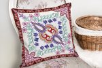 - realhomescomtr-K3927-1 - Realhomes Realhomes Çini Desenli Dijital Baskılı Modern Yastık Kırlent Kılıfı Realhomes