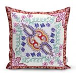 - realhomescomtr-K3927 - Realhomes Realhomes Çini Desenli Dijital Baskılı Modern Yastık Kırlent Kılıfı Realhomes