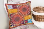 - realhomescomtr-K3933-1 - Realhomes Realhomes Etnik Motifli Özel Tasarım Dijital Baskılı Modern Yastık Kırlent Kılıfı Realhomes