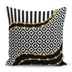 - realhomescomtr-K3998 - Realhomes RealHomes Özel Tasarım Dijital Baskılı Modern Yastık Kırlent Kılıfı Realhomes