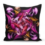 - realhomescomtr-K4122 - Realhomes RealHomes Özel Tasarım Dijital Baskılı Modern Yastık Kırlent Kılıfı Realhomes