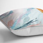 - realhomescomtr-K4151-2 - Realhomes Modern Mavi ve Turuncu Tasarımlı Dijital Baskılı Yastık Kırlent Kılıfı Realhomes