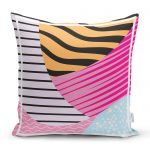 - realhomescomtr-K4164 - Realhomes  Geometrik Modern Sanat Tasarımlı Yastık Kırlent Kılıfı Realhomes