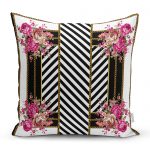 - realhomescomtr-K4188 - Realhomes Modern Sanat Tasarımlı Dijital Baskılı Yastık Kırlent Kılıfı Realhomes