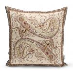 Modern Çini Sanatı Motifli Özel Tasarım Yastık Kırlent Kılıfı Realhomes