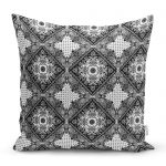 - realhomescomtr-K4198 - Realhomes  Modern Çini Tasarımlı Dijital Baskılı Yastık Kırlent Kılıfı Realhomes