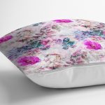 - realhomescomtr-K4214-2 - Realhomes  Modern Çiçek Tasarımlı Dijital Baskılı Özel Tasarım Yastık Kırlent Kılıfı Realhomes