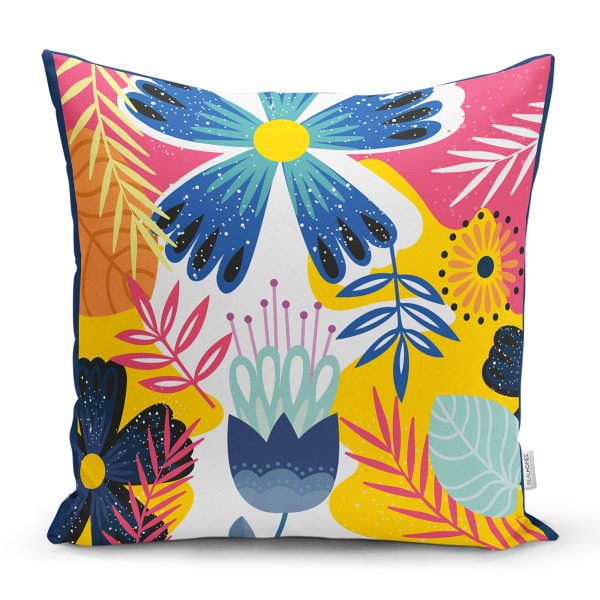 - realhomescomtr-K4229 - Realhomes  Modern Ekose Tasarımlı Yastık Kırlent Kılıfı Realhomes