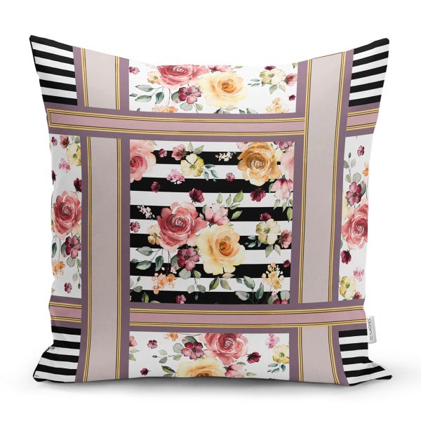 - realhomescomtr-K4230 - Realhomes  Modern Sanat Tasarımlı Dijital Baskılı Yastık Kırlent Kılıfı Realhomes