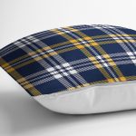 - realhomescomtr-K4247-2 - Realhomes  Lacivert ve Sarı Modern Tasarım Yastık Kırlent Kılıfı Realhomes