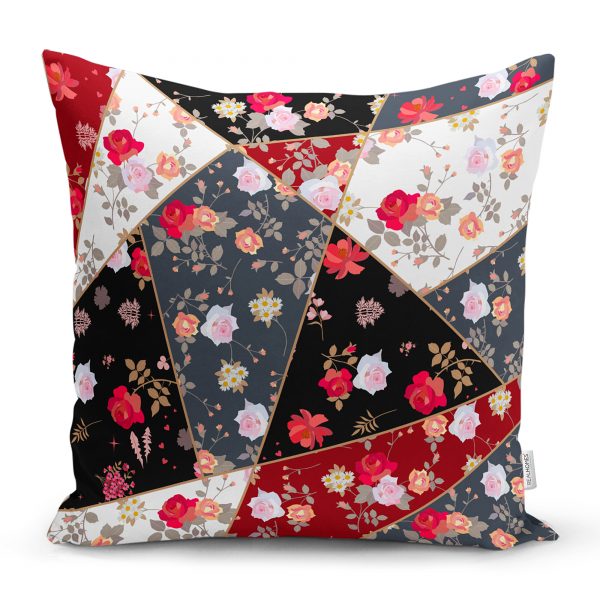 - realhomescomtr-K4249 - Realhomes  Modern Tavus Kuşu Tasarımlı Dijital Baskılı Yastık Kırlent Kılıfı Realhomes