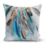 - realhomescomtr-K4257 - Realhomes Kuş Tüyü Tasarımlı Modern Yastık Kırlent Kılıfı Realhomes