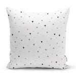 - realhomescomtr-K4367 - Realhomes Beyaz Zeminde Renkli Kalpler Çocuk Odası Yastık Kırlent Kılıfı Realhomes