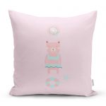 - realhomescomtr-K4402 - Realhomes Deniz ve Ayıcık Özel Tasarımlı Bebek Odası Yastık Kırlent Kılıfı Realhomes