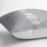 - realhomescomtr-K4403-1 - Realhomes Pembe Zeminde Deniz ve Ayıcık Desenli Bebek Odası Yastık Kırlent Kılıfı Realhomes