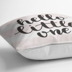 - realhomescomtr-K4504-1 - Realhomes Beyaz Zeminde Pembe Bulut ve Ay Tasarımlı Bebek Odası Yastık Kılıfı Realhomes