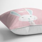 - realhomescomtr-K4512-1 - Realhomes Mavi Beyaz Çizgili Baby Shower Desenli Bebek Odası Yastık Kılıfı Realhomes