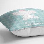 - realhomescomtr-K4538-1 - Realhomes Gri Zeminde Aydaki Fil Desenli Bebek Odası Yastık Kılıfı Realhomes