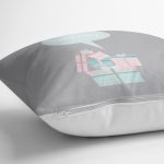 - realhomescomtr-K4551-1 - Realhomes Beyaz Zeminde Doğum Günü Hediyeler Desenli Bebek Odası Yastık Kılıfı Realhomes