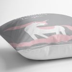 - realhomescomtr-K4560-1 - Realhomes Pembe Beyaz Çizgili Happy Birthday Tasarımlı Bebek Odası Yastık Kılıfı Realhomes