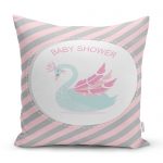 Gri Zeminde Wellcome Little One Yazılı Özel Tasarım Çocuk Odası Yastık Kılıfı Realhomes