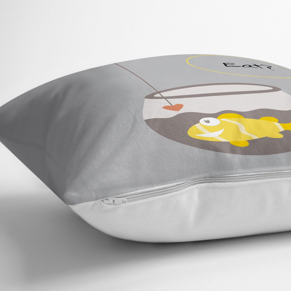 Sarı Kuş Motifli Dijital Baskılı Çocuk Odası Yastık Kılıfı Realhomes