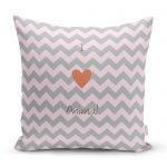 - realhomescomtr-K4593 - Realhomes Beyaz Zeminde Leylek Motifli Özel Tasarım Çocuk Odası Yastık Kılıfı Realhomes