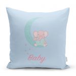 RealHomes Özel Tasarımlı Dijital Baskılı Çocuk Odası Yastık Kırlent Kılıfı Realhomes