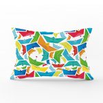 Realhomes Origami Gemiler Dijital Baskılı Modern Dikdörtgen Yastık Kılıfı Realhomes