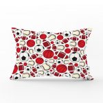 Realhomes Spor Topları Dijital Baskılı Modern Dikdörtgen Yastık Kılıfı Realhomes