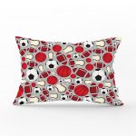 Realhomes Spor Topları Dijital Baskılı Modern Dikdörtgen Yastık Kılıfı Realhomes