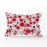 Realhomes Spor Topları Dijital Baskılı Modern Dikdörtgen Yastık Kılıfı Realhomes