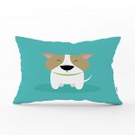 Realhomes Köpek Desenli Dijital Baskılı Modern Dikdörtgen Kırlent Kılıfı Realhomes