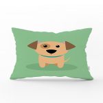 Realhomes Köpek Desenli Dijital Baskılı Modern Dikdörtgen Kırlent Kılıfı Realhomes