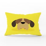 Realhomes Köpek Desenli Dijital Baskılı Modern Dikdörtgen Kırlent Kılıfı Realhomes