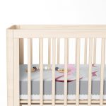 - Rh-Yatak-4305-1 - Realhomes  Gri Zeminde Unicorn Desenli Çocuk Odası Yatak Örtüsü Realhomes