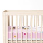 Pembe Zeminli Unicorn At Desenli Dekoratif Çocuk Odası Yatak Örtüsü Realhomes