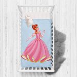 - Rh-Yatak-4321m - Realhomes  Pamuk Prenses Çizgifilm Desenli 3D Çocuk Odası Yatak Örtüsü Realhomes