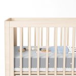 Gri Zeminde Sevimli Tavşan Motifli Çocuk Odası Yatak Örtüsü Realhomes