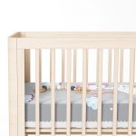 - Rh-Yatak-4339-1 - Realhomes  Gri Zeminde Bisiklet ve Unicorn Tasarımlı Çocuk Odası Yatak Örtüsü Realhomes