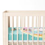 - Rh-Yatak-4341-1 - Realhomes  Yeşil Zeminde Sevimli At Çizimli Çocuk Odası Yatak Örtüsü Realhomes