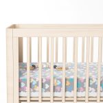 - Rh-Yatak-4371g-1 - Realhomes  Gri Zeminde Rengarenk Kalpler Çocuk Odası Yatak Örtüsü Realhomes