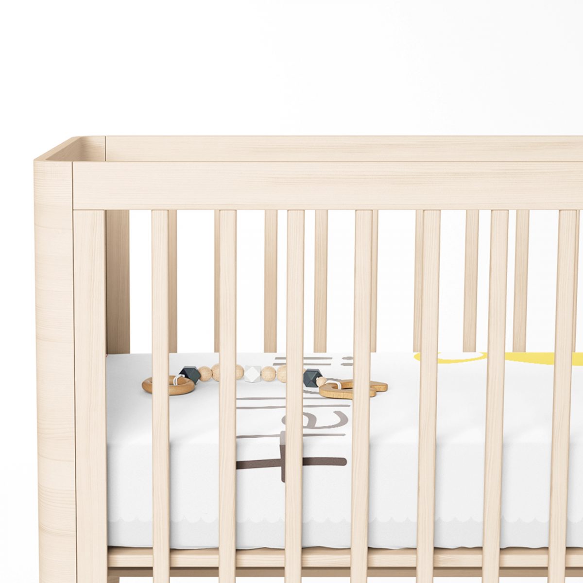 Sarı Ayıcık Hello Motifli Çocuk Odası Yatak Örtüsü Realhomes