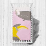 I Can Fly Leylek Motifli Bebek Odası Yatak Örtüsü Realhomes