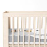 Gri Zeminde Its Girl Tavşan Motifli Bebek Odası Yatak Örtüsü Realhomes