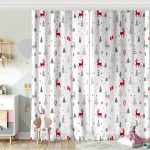 Pembe Gri Ekose Desenli Bebek Odası Fon Perde Realhomes