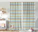- Rh-CPerde-3235-Mavi-Gri-Gold-Zigzag-Desenli-Ozel-Tasarimli-Bebek-Odasi-Fon-Perde - Realhomes  Mavi Gri Gold Zigzag Desenli Özel Tasarımlı Bebek Odası Fon Perde Realhomes